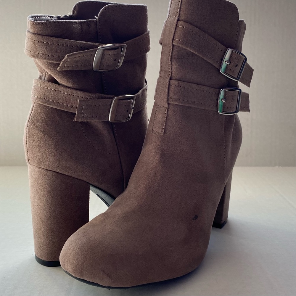 Taupe Ankle Booties
